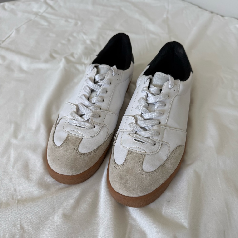 H&M White and Brown Men's Sneakers